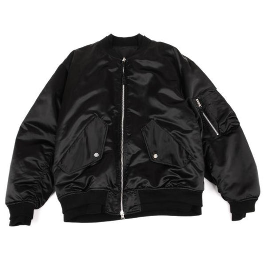 SUPERTHANKS Black Reversible MA-1 Bomber Jacket Size M