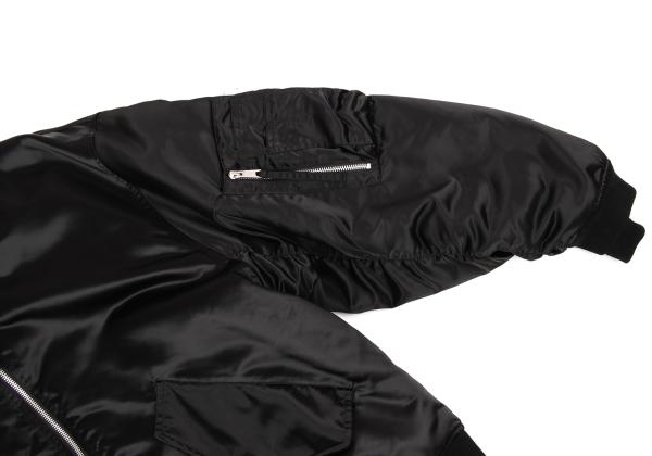 SUPERTHANKS Black Reversible MA-1 Bomber Jacket Size M