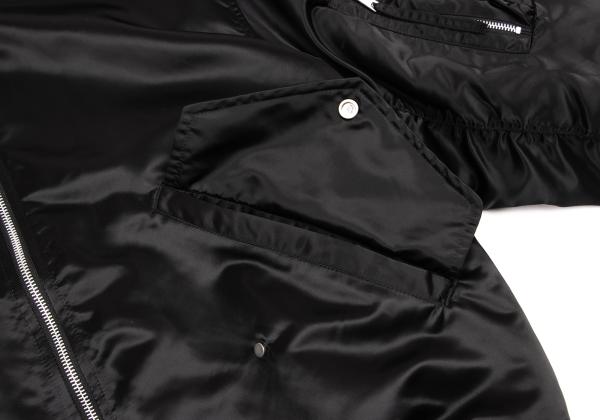 SUPERTHANKS Black Reversible MA-1 Bomber Jacket Size M