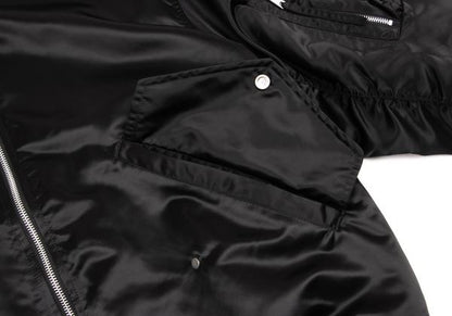 SUPERTHANKS Black Reversible MA-1 Bomber Jacket Size M