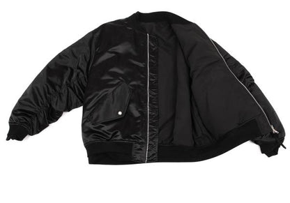 SUPERTHANKS Black Reversible MA-1 Bomber Jacket Size M