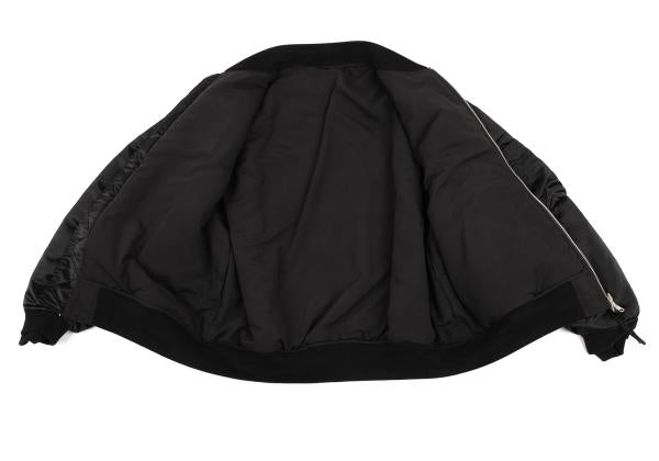 SUPERTHANKS Black Reversible MA-1 Bomber Jacket Size M