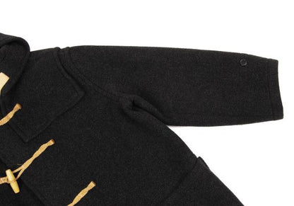 GLOVERALL Charcoal Melton Wool Duffle Coat Size S