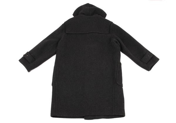 GLOVERALL Charcoal Melton Wool Duffle Coat Size S