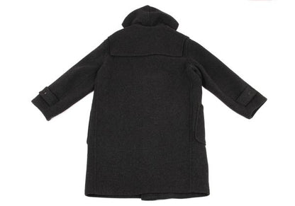GLOVERALL Charcoal Melton Wool Duffle Coat Size S