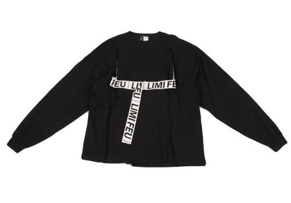 LIMI feu PRODUCT 18SS Cotton Belted Hole Top Black Size S