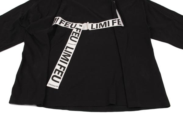 LIMI feu PRODUCT 18SS Cotton Belted Hole Top Black Size S