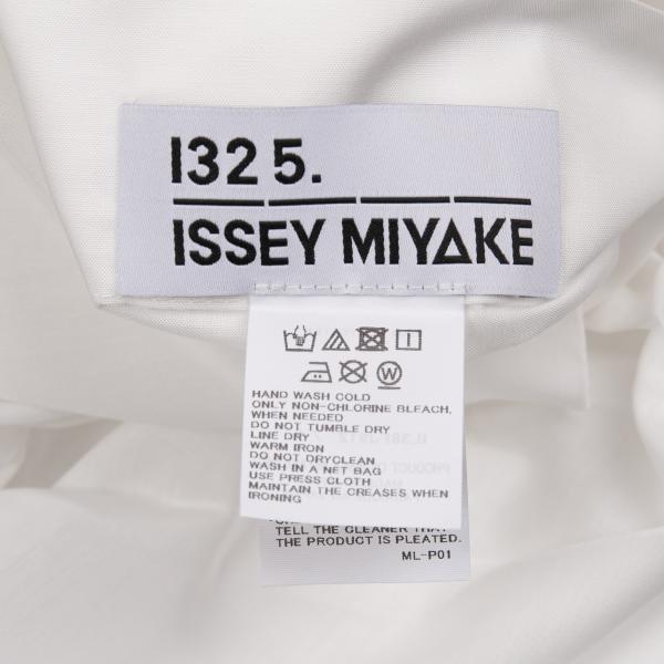 ISSEY MIYAKE 132 5. Poly Bias Pleated Blouse White Size 2