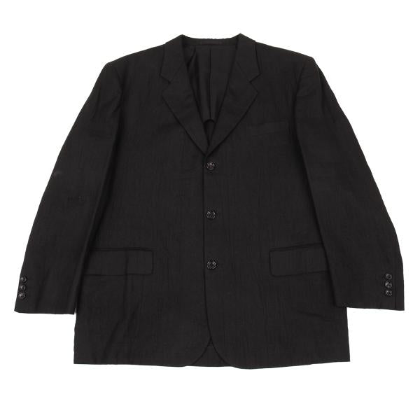 COMME des GARCONS HOMME Linen 3B Blazer Black Size M