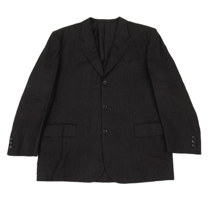 COMME des GARCONS HOMME Linen 3B Blazer Black Size M