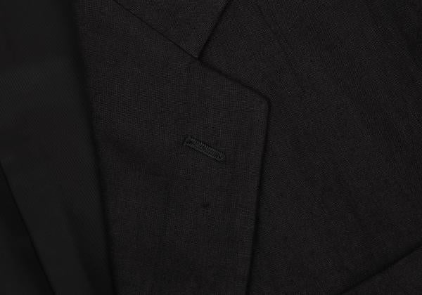 COMME des GARCONS HOMME Linen 3B Blazer Black Size M