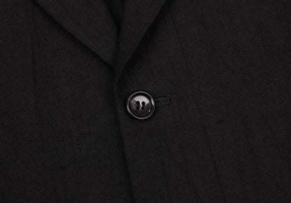 COMME des GARCONS HOMME Linen 3B Blazer Black Size M