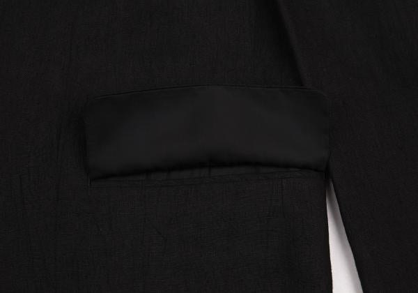 COMME des GARCONS HOMME Linen 3B Blazer Black Size M