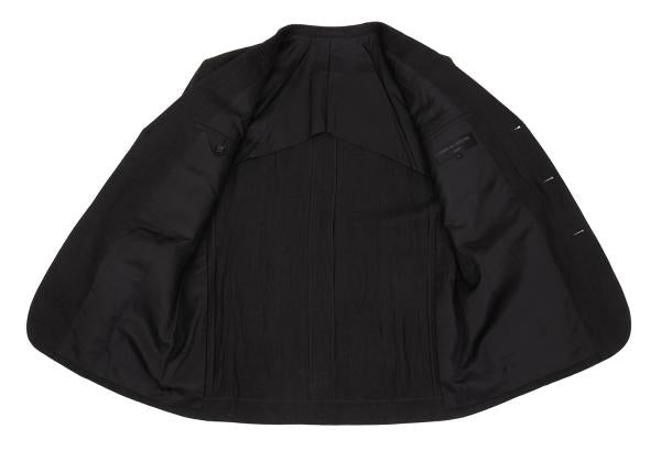 COMME des GARCONS HOMME Linen 3B Blazer Black Size M