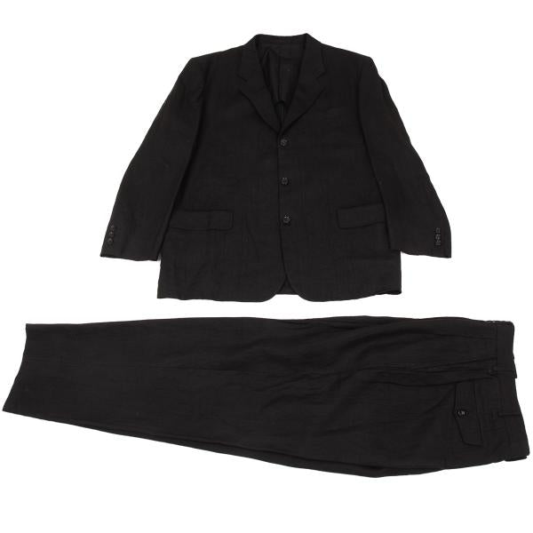 COMME des GARCONS HOMME Linen 3B Blazer Black Size M