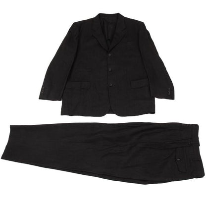 COMME des GARCONS HOMME Linen 3B Blazer Black Size M