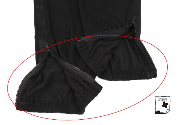 TAKESHI KOSAKA by Y's Pink Label Hem Zip Pants Black Size 2