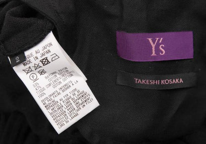 TAKESHI KOSAKA by Y's Pink Label Hem Zip Pants Black Size 2