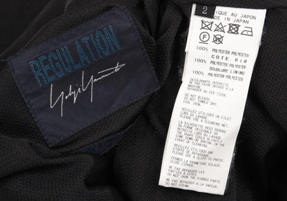 REGULATION yohji yamamoto 17AW Reversible Poncho Coat Size 2