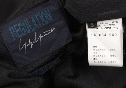 REGULATION yohji yamamoto 17AW Reversible Poncho Coat Size 2