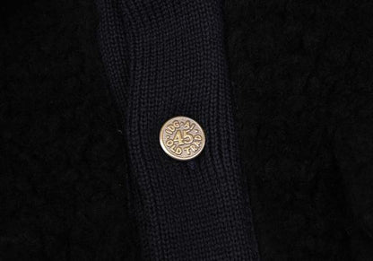 45rpm 45R 908 Metal Button Boa Fleece Knit Jacket Size M