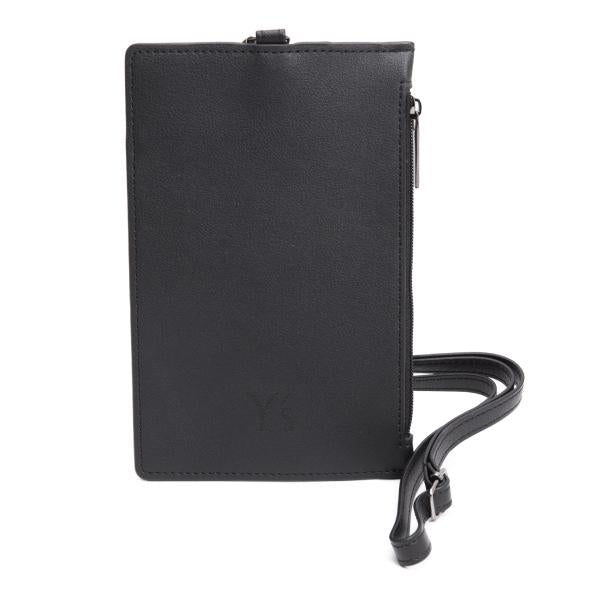 Y's Synthetic Leather Strap Multi Case Black