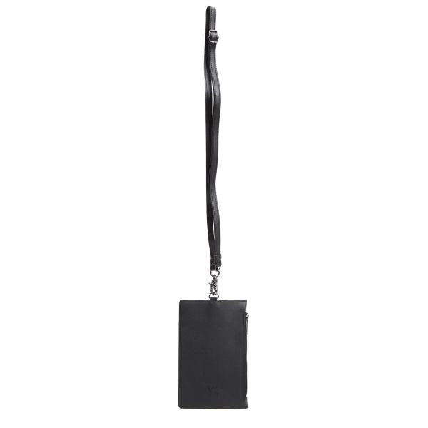 Y's Synthetic Leather Strap Multi Case Black