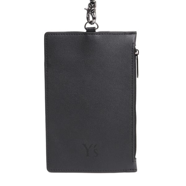 Y's Synthetic Leather Strap Multi Case Black