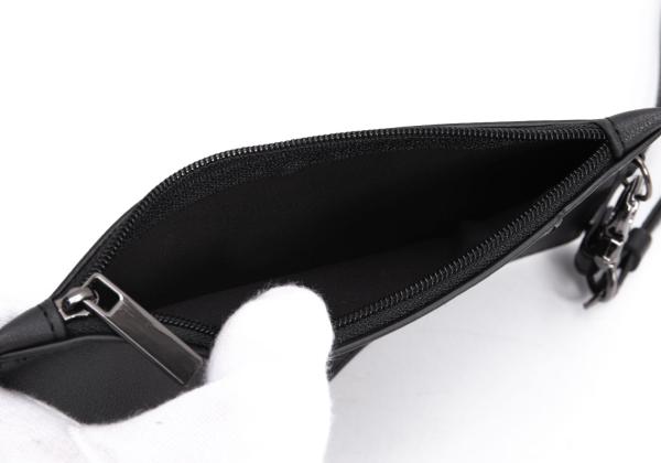 Y's Synthetic Leather Strap Multi Case Black