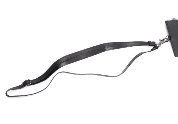 Y's Synthetic Leather Strap Multi Case Black