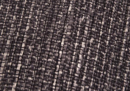 PLEATS PLEASE Fur Trim Fabric Print Zip Jacket Purple Size 4
