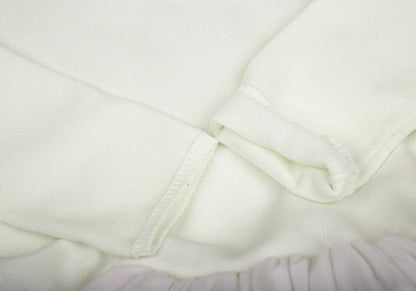 COMME des GARCONS Poly Asymmetric Hem Knit White Size S