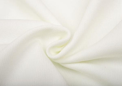 COMME des GARCONS Poly Asymmetric Hem Knit White Size S