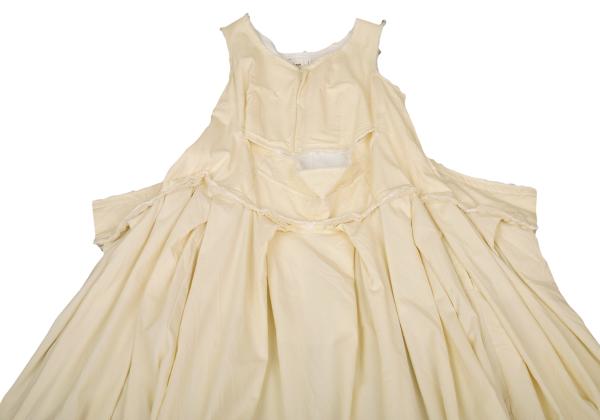 COMME des GARCONS Wool Gabardine Flare Dress Cream Size S