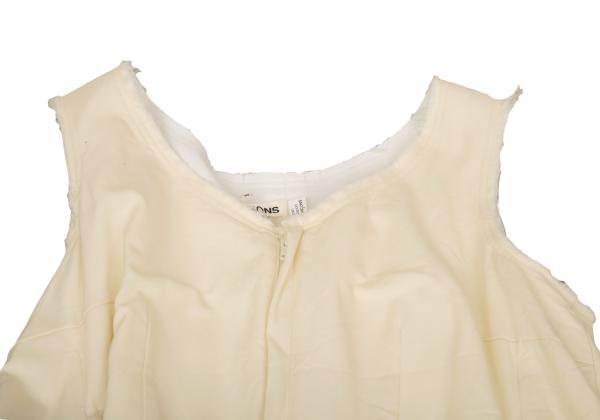 COMME des GARCONS Wool Gabardine Flare Dress Cream Size S