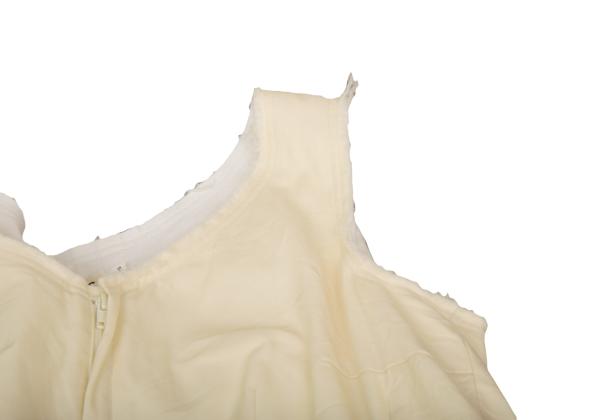 COMME des GARCONS Wool Gabardine Flare Dress Cream Size S