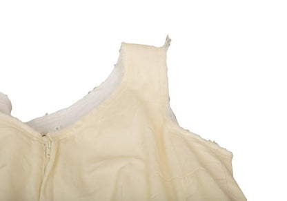 COMME des GARCONS Wool Gabardine Flare Dress Cream Size S