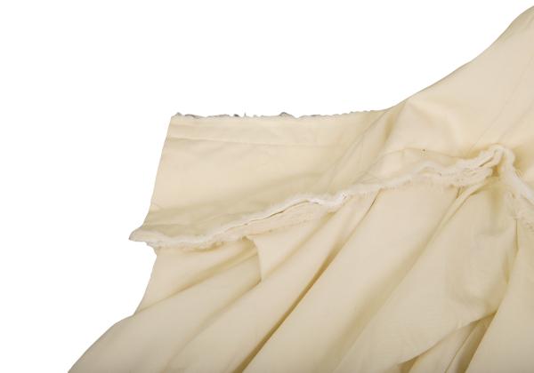 COMME des GARCONS Wool Gabardine Flare Dress Cream Size S