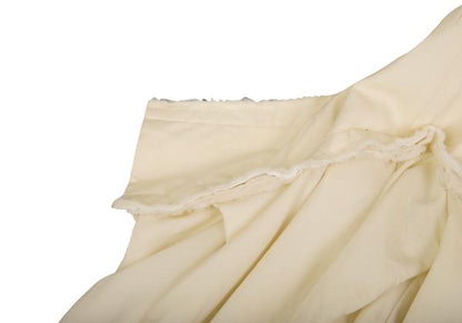 COMME des GARCONS Wool Gabardine Flare Dress Cream Size S