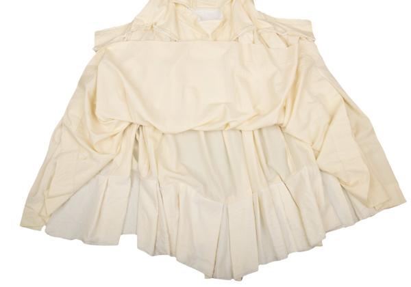 COMME des GARCONS Wool Gabardine Flare Dress Cream Size S