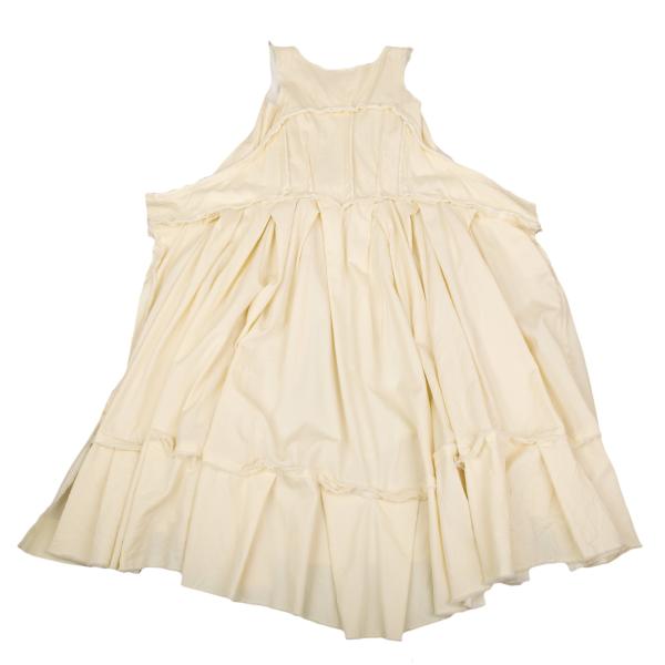 COMME des GARCONS Wool Gabardine Flare Dress Cream Size S
