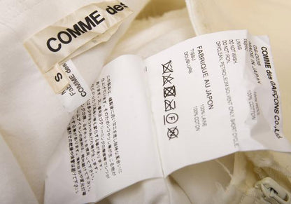 COMME des GARCONS Wool Gabardine Flare Dress Cream Size S