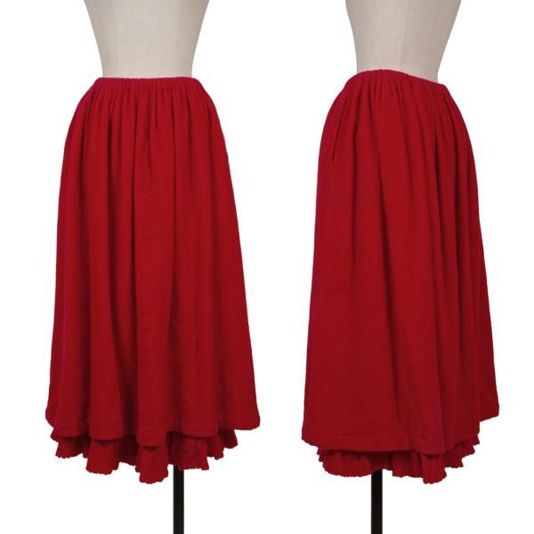 Comme des Garcons tao Shrunken Layered Midi Skirt Size S