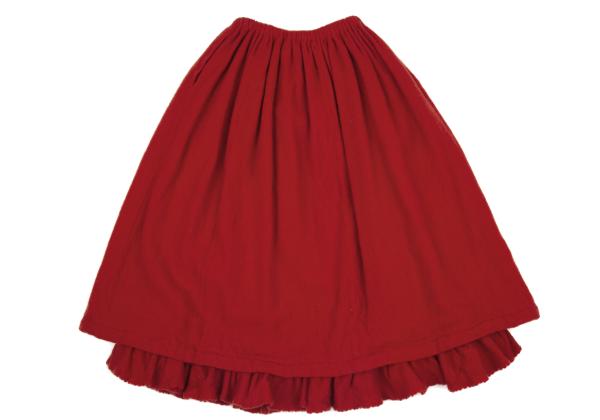 Comme des Garcons tao Shrunken Layered Midi Skirt Size S