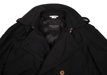 COMME des GARCONS HOMME PLUS Polyester Coat Black Size S