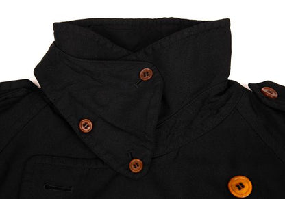 COMME des GARCONS HOMME PLUS Polyester Coat Black Size S