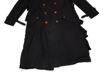 COMME des GARCONS HOMME PLUS Polyester Coat Black Size S