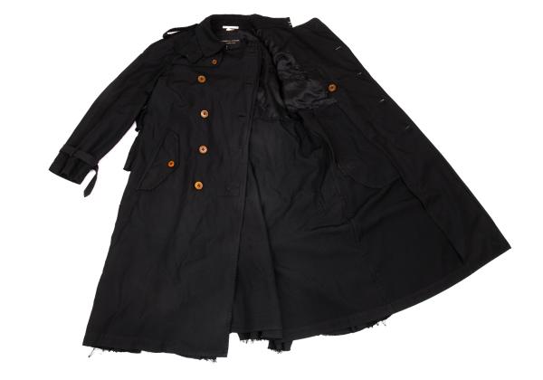 COMME des GARCONS HOMME PLUS Polyester Coat Black Size S