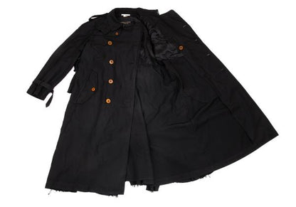 COMME des GARCONS HOMME PLUS Polyester Coat Black Size S