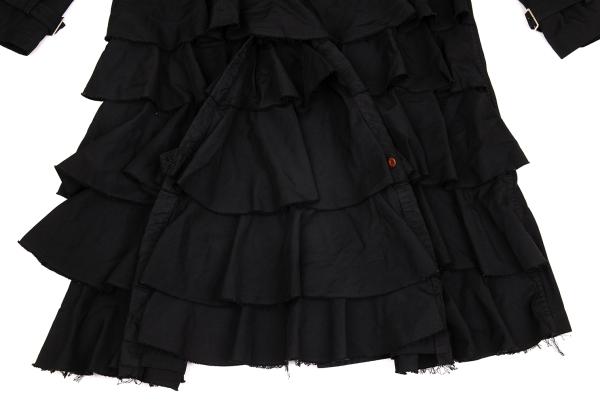 COMME des GARCONS HOMME PLUS Polyester Coat Black Size S